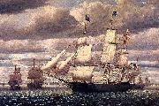 Clipper Ship Southern Cross Leaving Boston Harbor